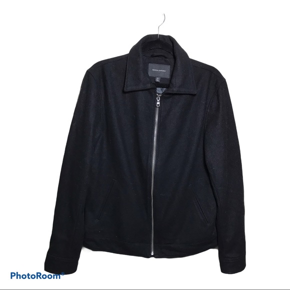 Banana Republic Men’s Black Wool Jacket - Picture 1 of 4